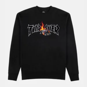 Thrasher felpa senza cappuccio