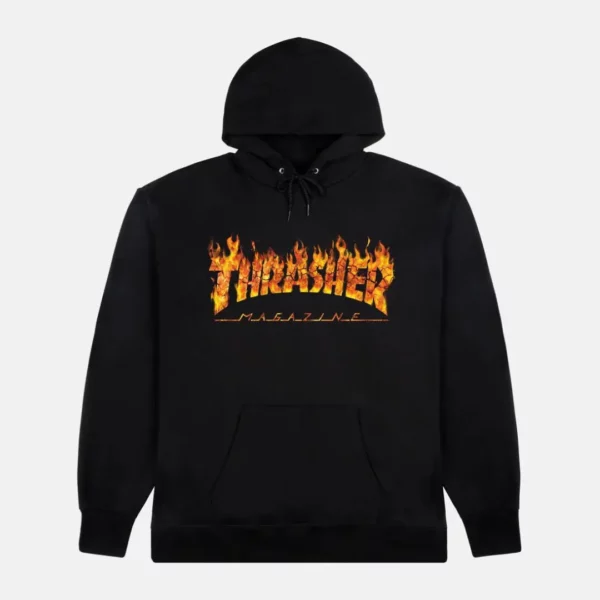 Thrasher felpa con cappuccio