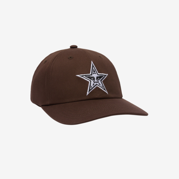 Obey - Star 6 Panel Velcro Back Dark Brown