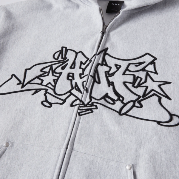 HUF - Outlines Heavy Weight Full-Zip Fleece - immagine 2