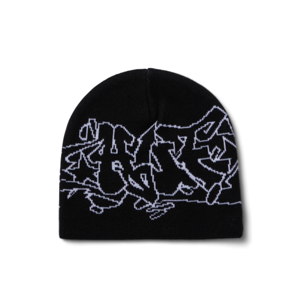 HUF - Outlines Skull Beanie Navy - immagine 2