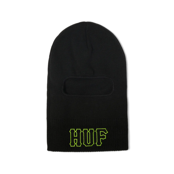 HUF - Vogel Balaclava Black - immagine 2