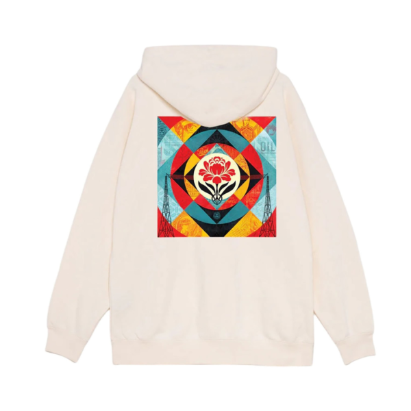 Obey - Geometric Power Canvas Fleece Unbleached