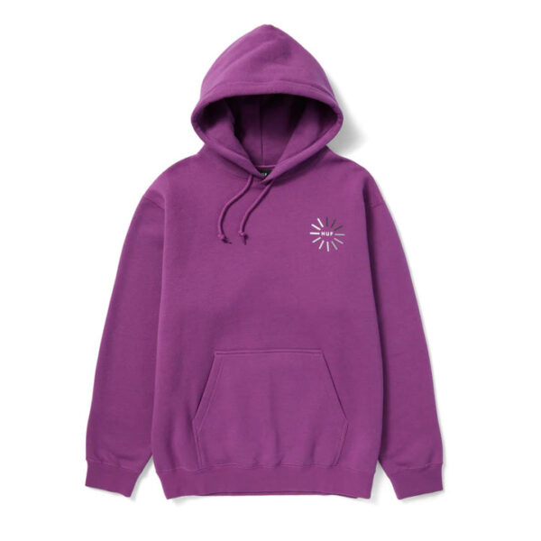 HUF - Digital Domain Pullover HoodIe Grape - immagine 2